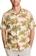 Tommy Bahama Coastal Ease IslandZone® Palm Voyage Print Camp Shirt