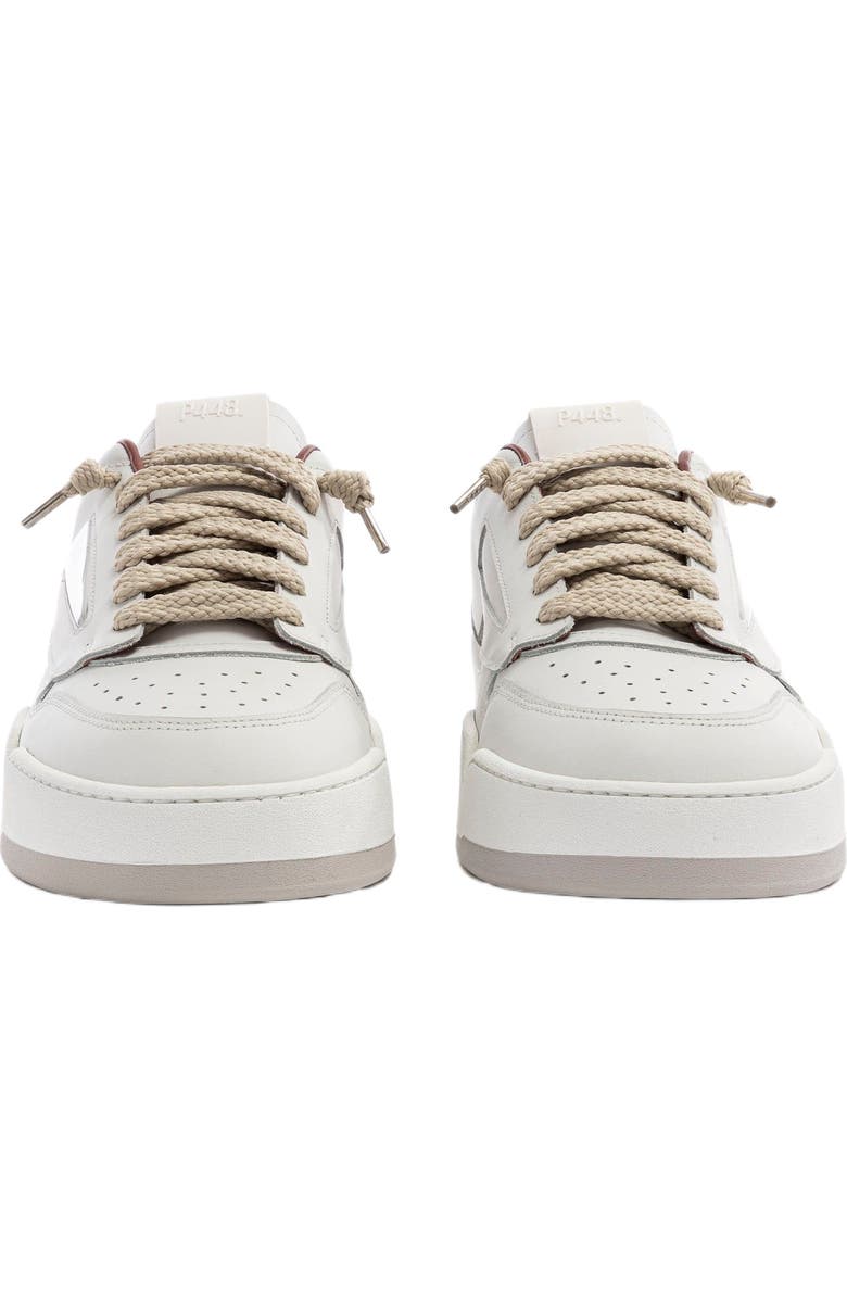 P448 Brixton Sneaker, Alternate, color, White/Red