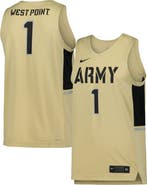 Nike Men's Nike #1 Gold Army Black Knights Team Replica Basketball Jersey