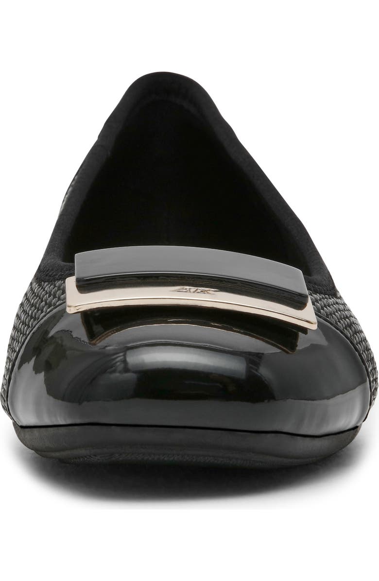 Anne Klein Akuna Cap Toe Flat, Alternate, color,