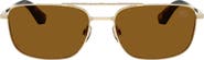 Burberry 59mm Polarized Pilot Sunglasses