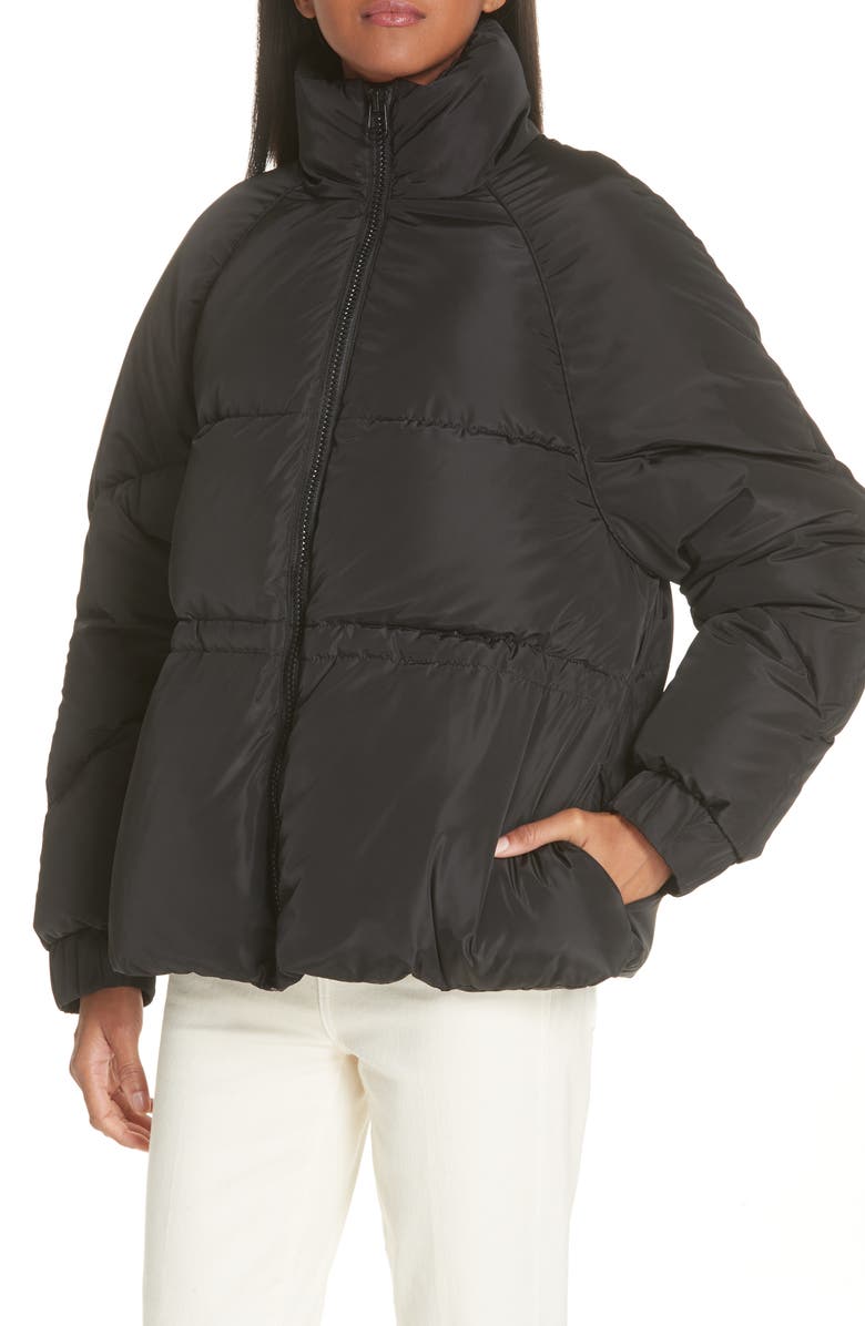 Ganni Tech Down Puffer Jacket, Alternate, color, 