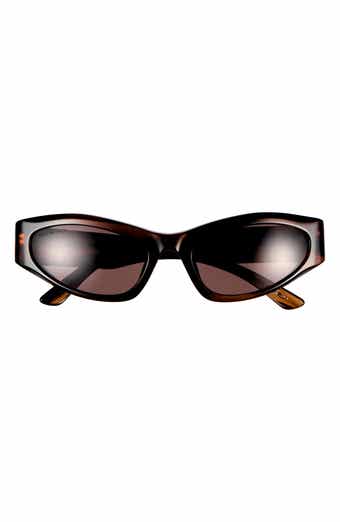 58mm Polarized Cat Eye Sunglasses