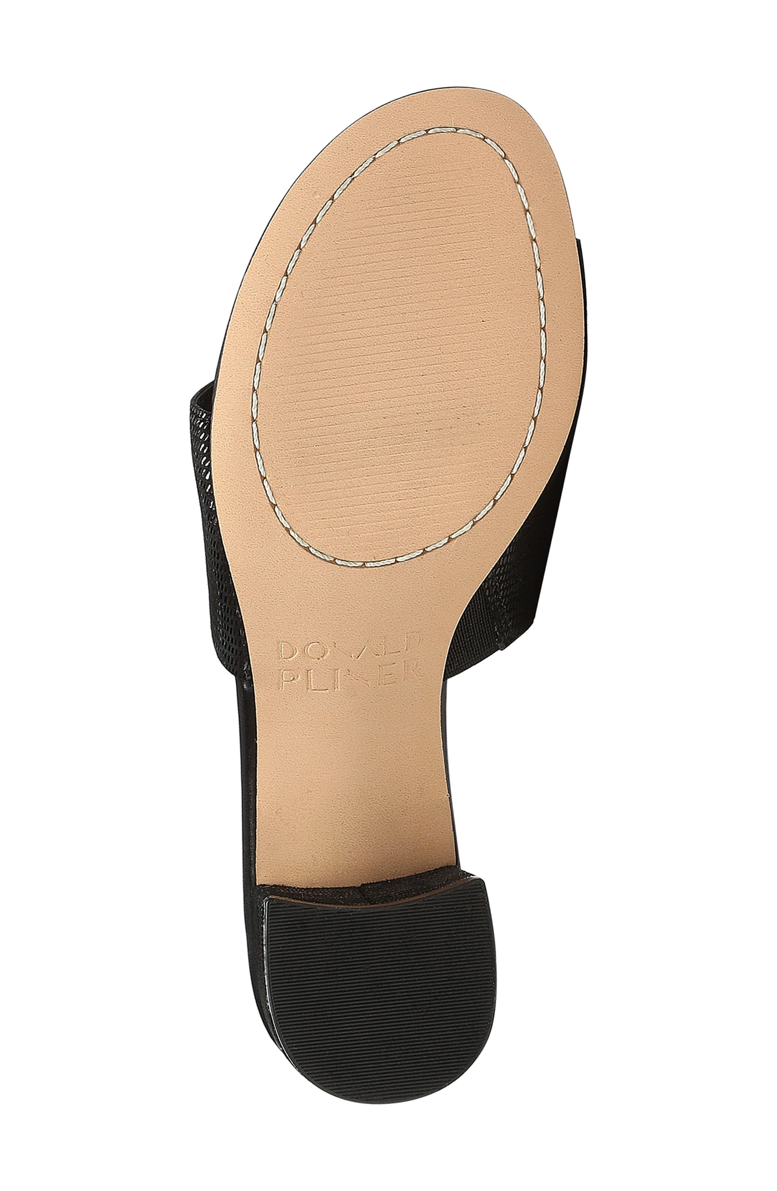 Donald Pliner Naia Embossed Slide Sandal, Alternate, color, Black