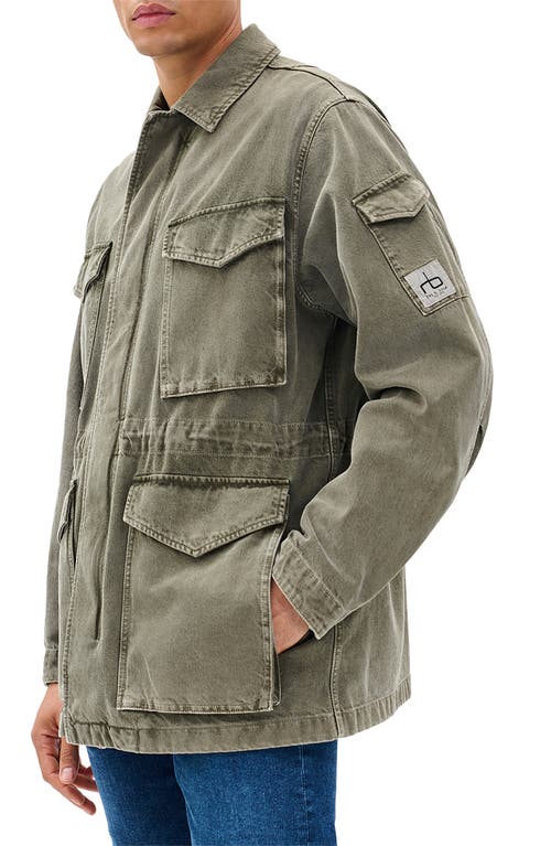 Rag & Bone Denim Field Jacket In Green