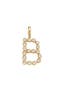  Gold Vermeil Initial B