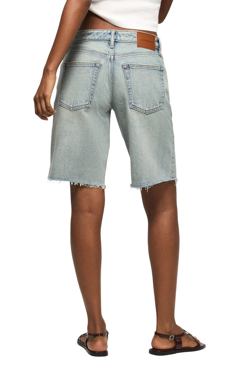 Lucky Brand Baggy Cutoff Denim Shorts, Alternate, color, Brat Energy Wash