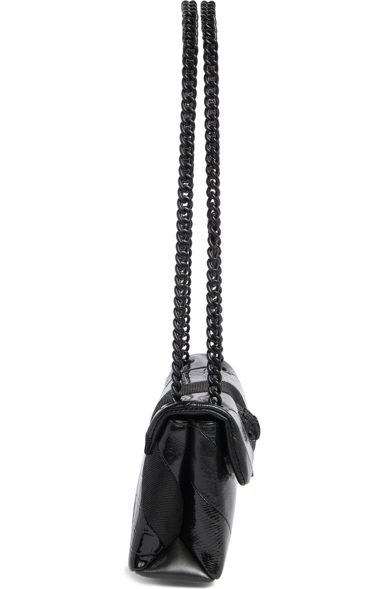 Kurt Geiger London Mini Kensington Drench Croc Embossed Leather Crossbody Bag, Alternate, color,