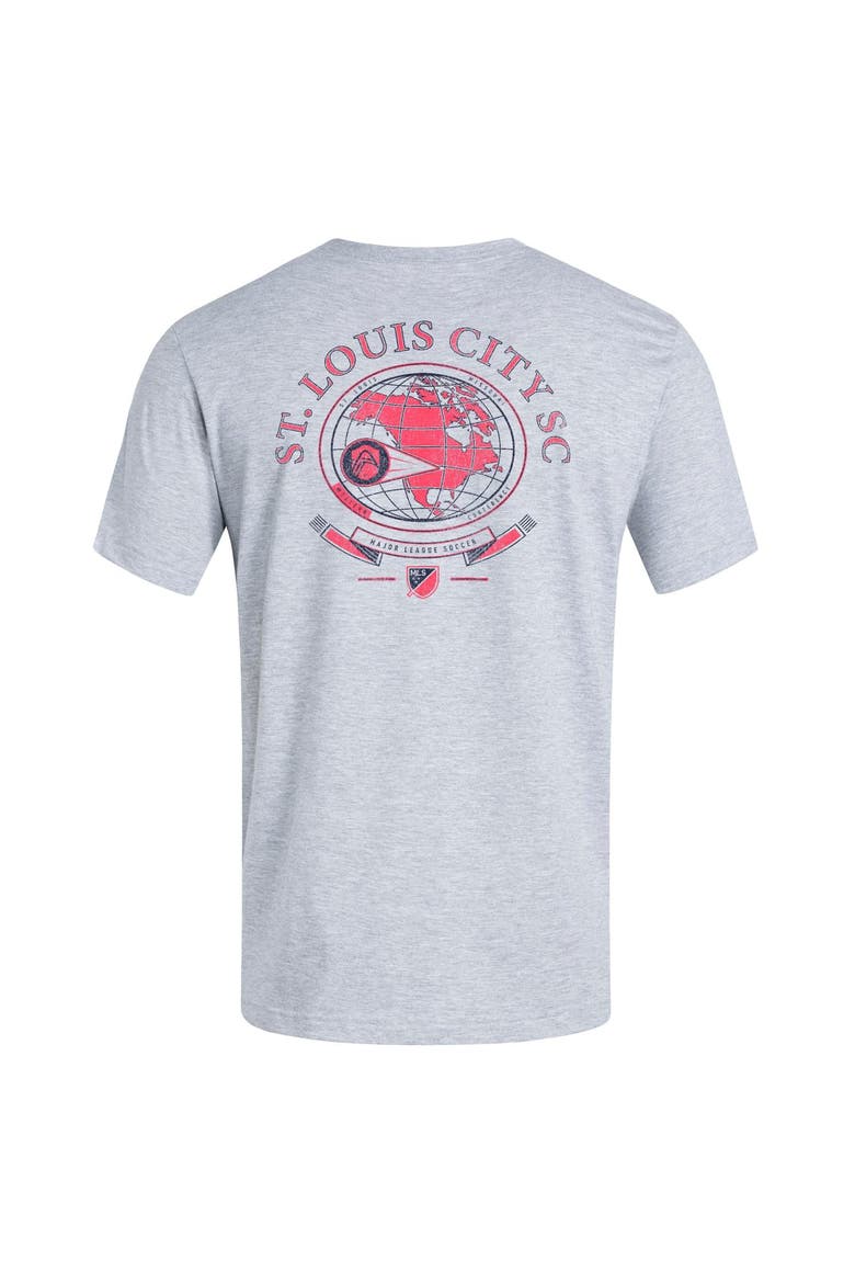 Men's adidas Heather Gray St. Louis CITY SC World Pitch T-Shirt, Alternate, color, Heather Gray