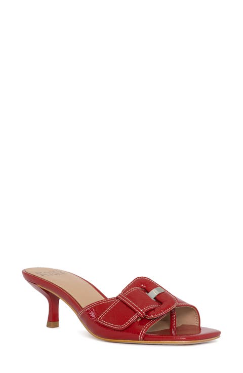 Cherry Buckle Mule Sandal (Women)