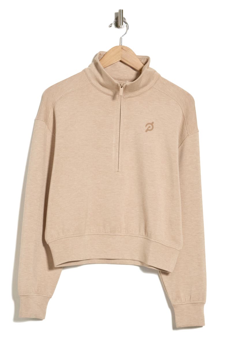 Overnight Trip Quarter Zip Pullover, Alternate, color, HEATHER BURRO