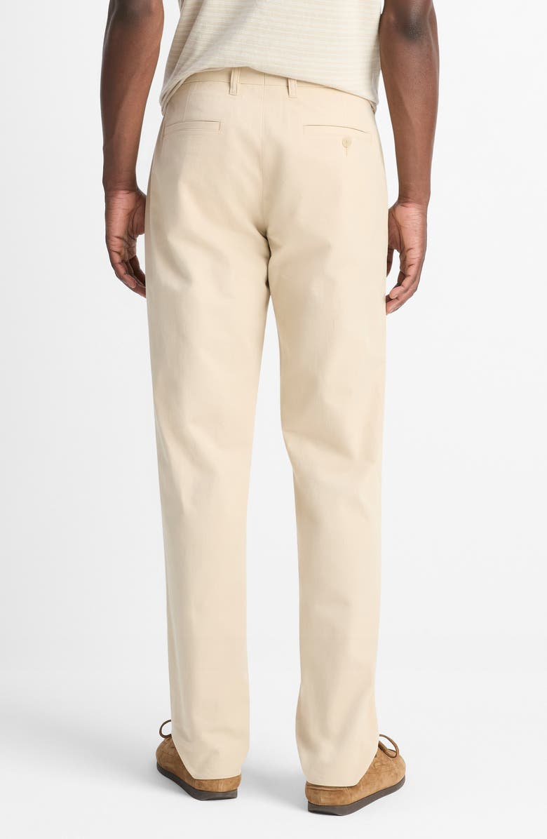 Vince Owen Flat Front Cotton Chinos, Alternate, color, Coyote