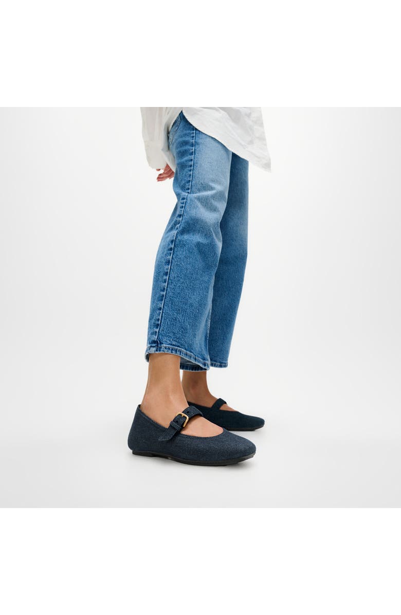 FitFlop Delicato Denim Mary Janes, Alternate, color, Dark Denim
