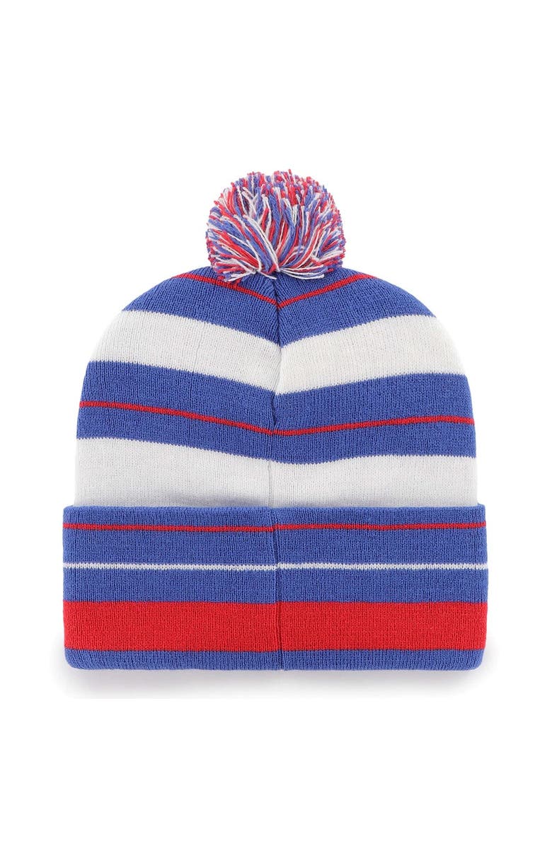 '47 Men's '47 Royal Buffalo Bills Powerline Cuffed Knit Hat with Pom, Alternate, color, Royal