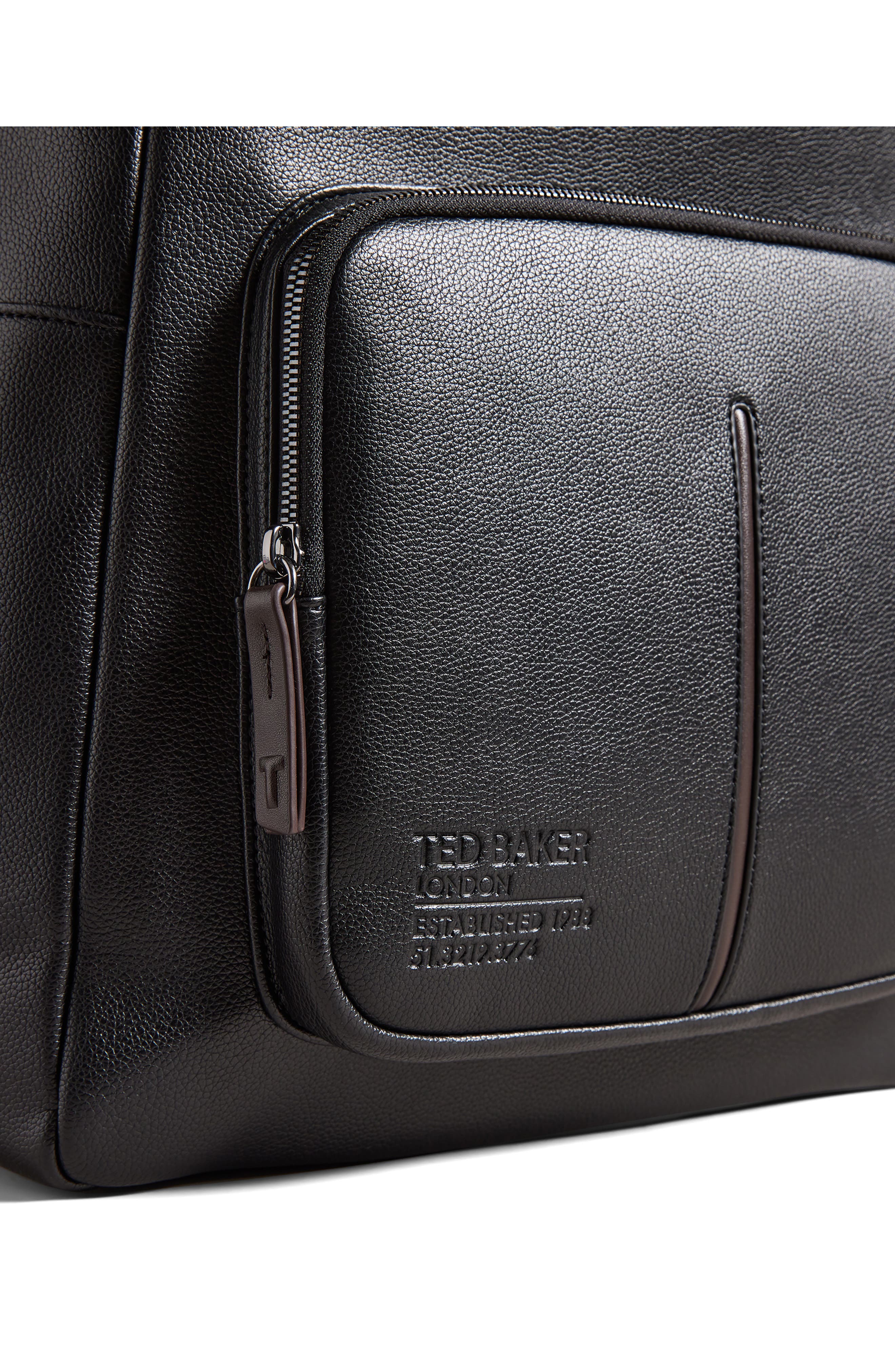 Ted Baker London Joss Faux Leather Backpack, Alternate, color, 