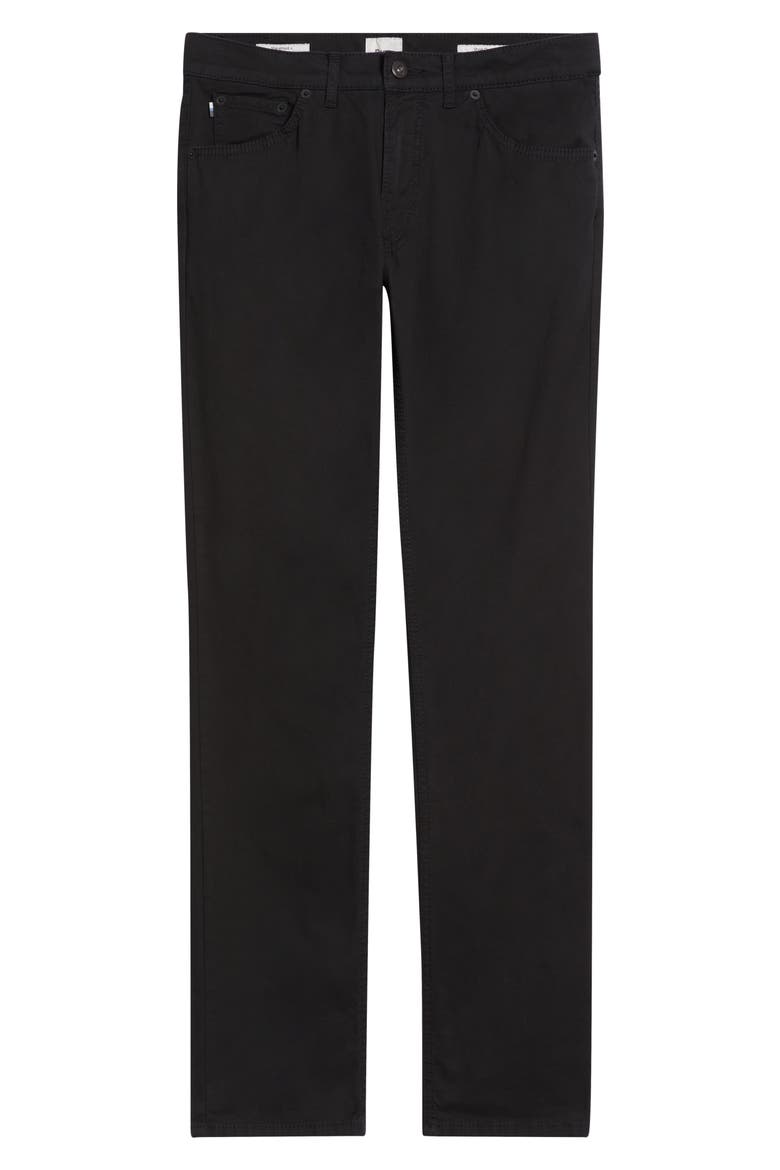 Chuck Modern Fit Marathon Cotton Stretch Twill Pants, Alternate, color, BLACK