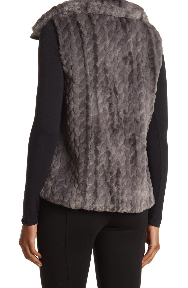 Catherine Catherine Malandrino Faux Fur Vest, Alternate, color,