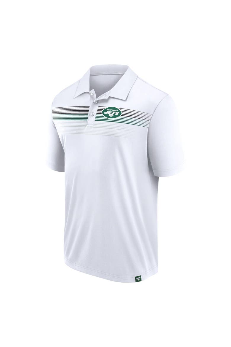 Men's Fanatics Branded White New York Jets Victory For Us Interlock Polo, Alternate, color, White