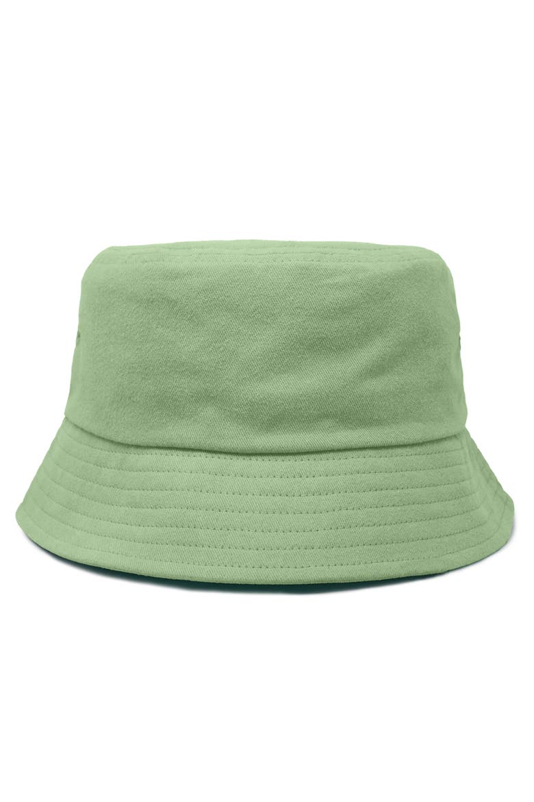Mens Lil Alien Cotton Bucket Hat, Alternate, color, Turf Green