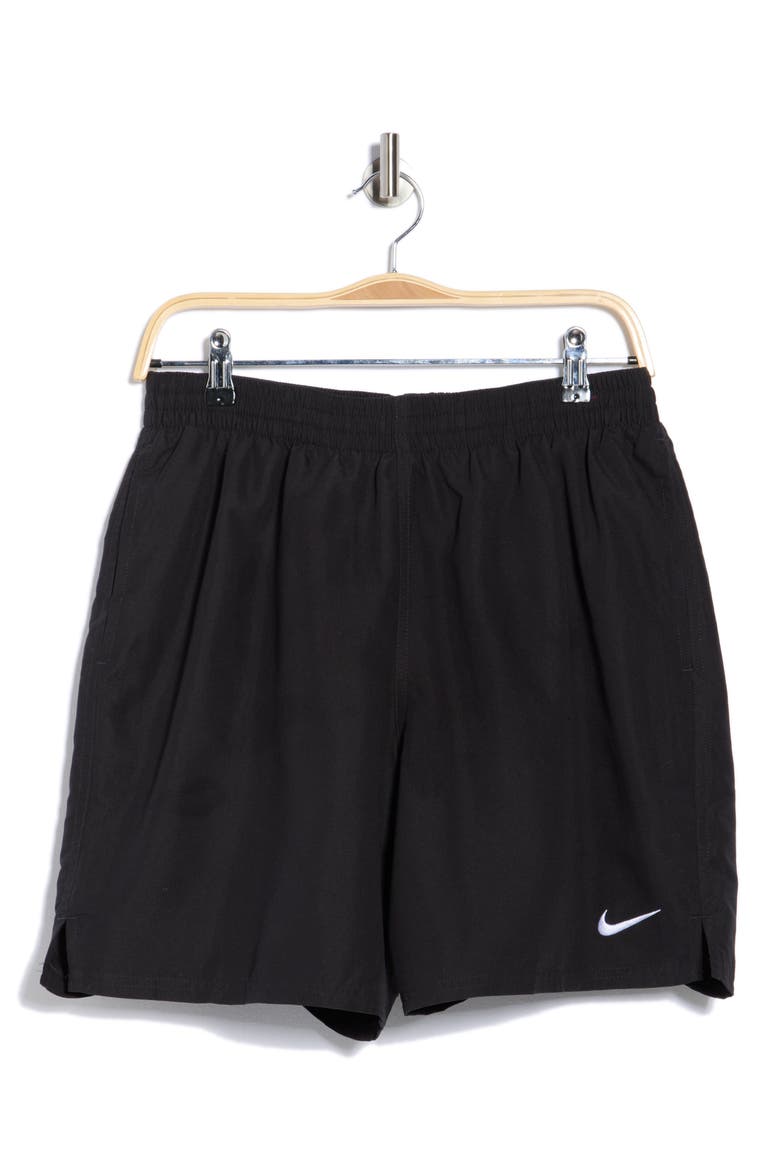 7-Inch Volley Swim Trunks, Alternate, color, BLACK
