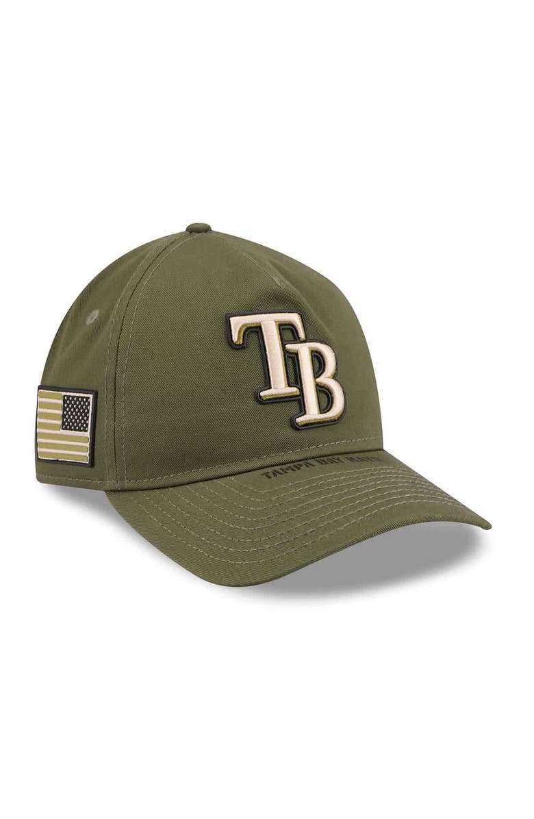 New Era Men's New Era  Olive Tampa Bay Rays 2026 Armed Forces Day 9TWENTY Adjustable Hat, Main, color, Olive