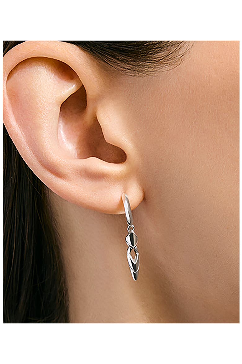Naga Drop Earrings, Sterling Silver, Alternate, color, SILVER
