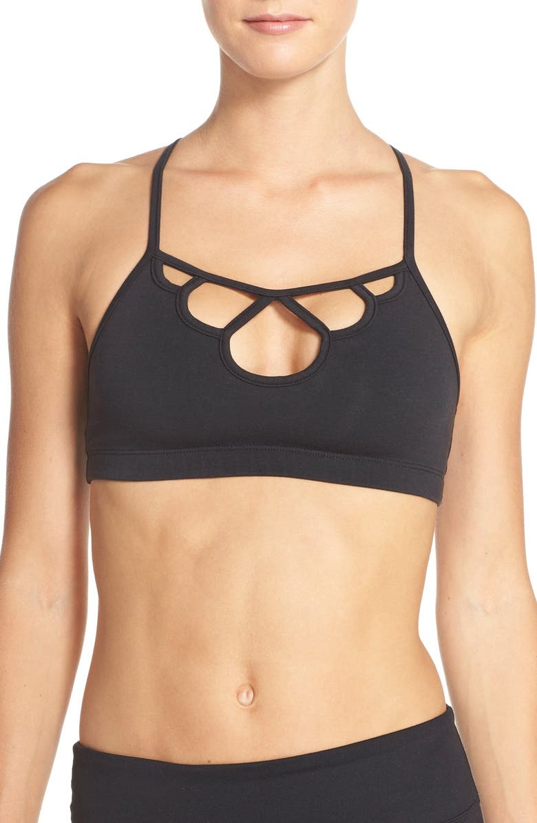 Free People 'Moon Shadow' T-Back Sports Bra, Main, color, 