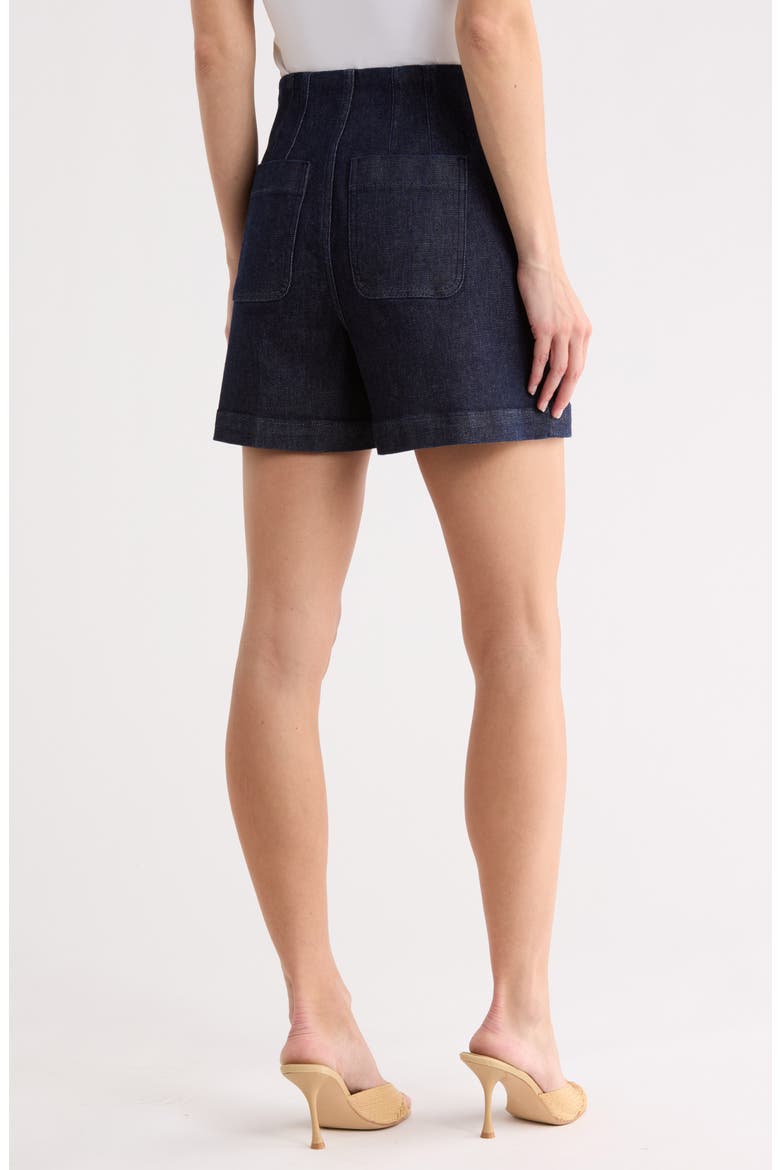 EveryWear Zero Waistband Shorts, Alternate, color, RAW INDIGO WASH