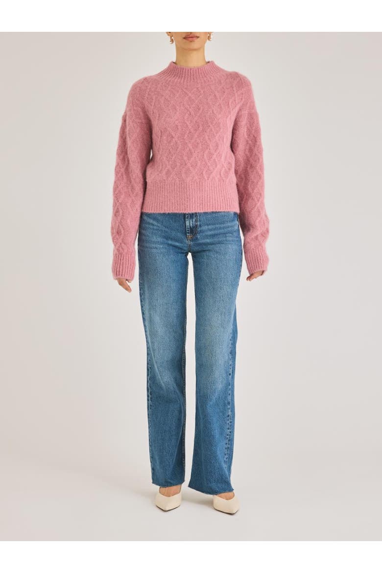 Yael Sweater, Main, color, FOXGLOVE