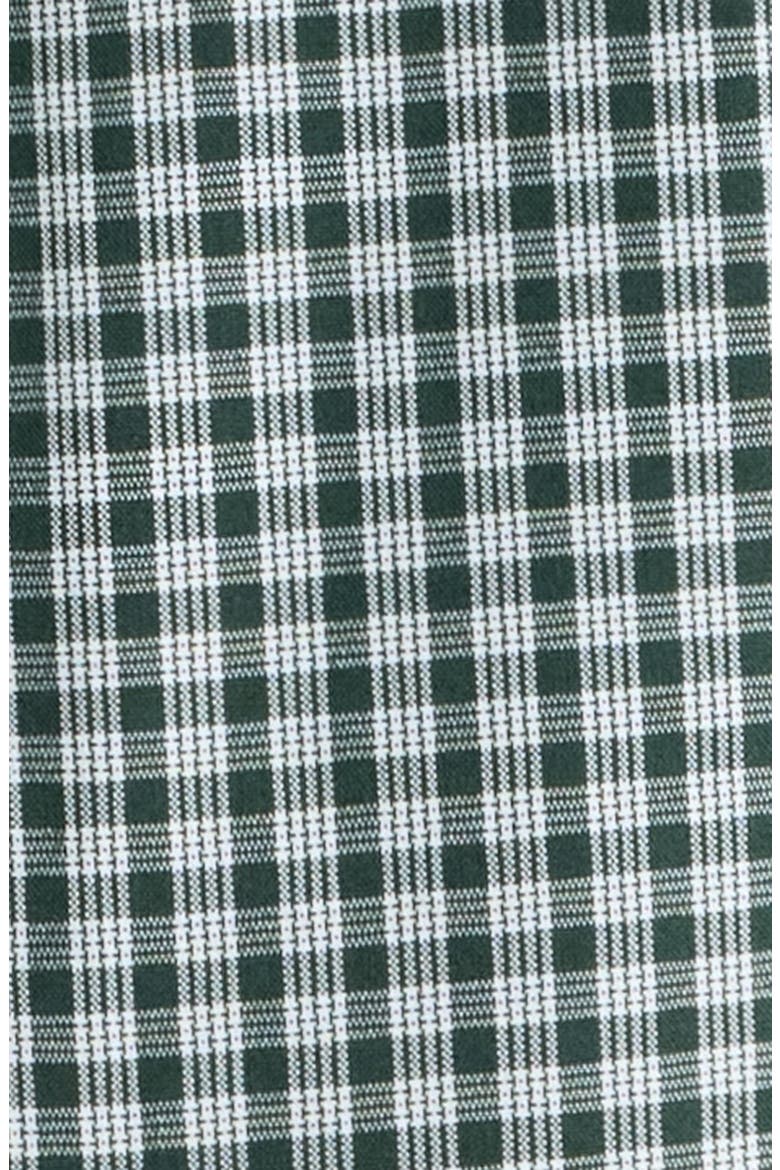 Eugene Tailored Fit Check Performance Poplin Button-Down Shirt, Alternate, color, DARK OLIVE