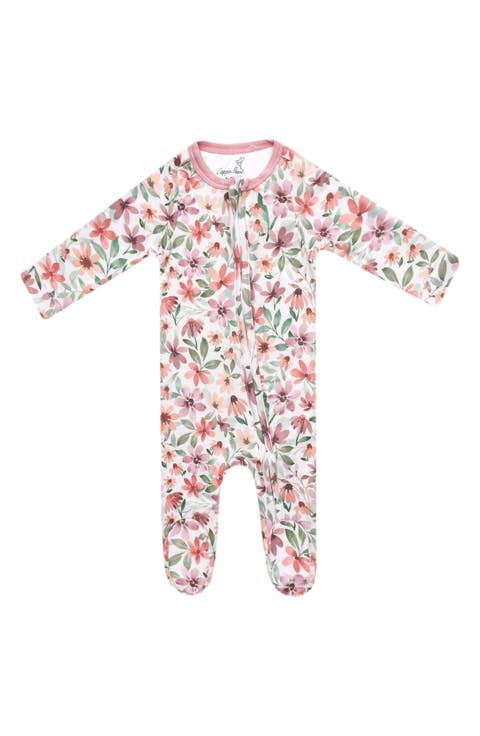 Natalie Zip-Up Footie Pajamas (Baby)