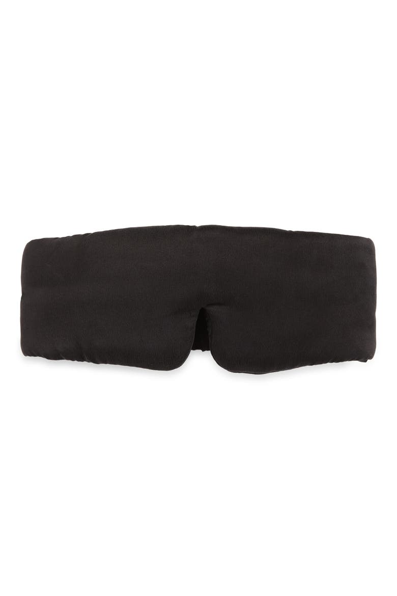 Washable Silk Sleep Mask, Main, color, IMMERSED BLACK