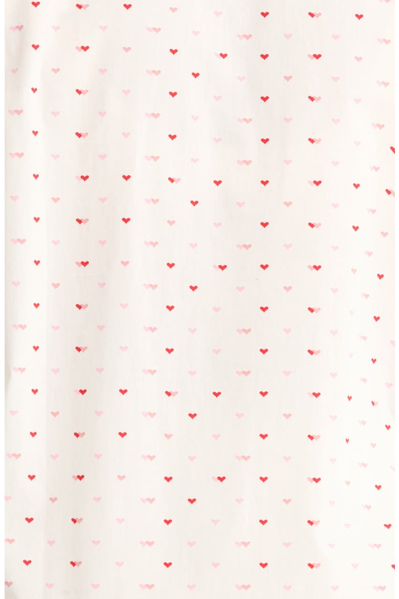 Classic Cotton Pajamas, Alternate, color, IVORY MICRO HEARTS