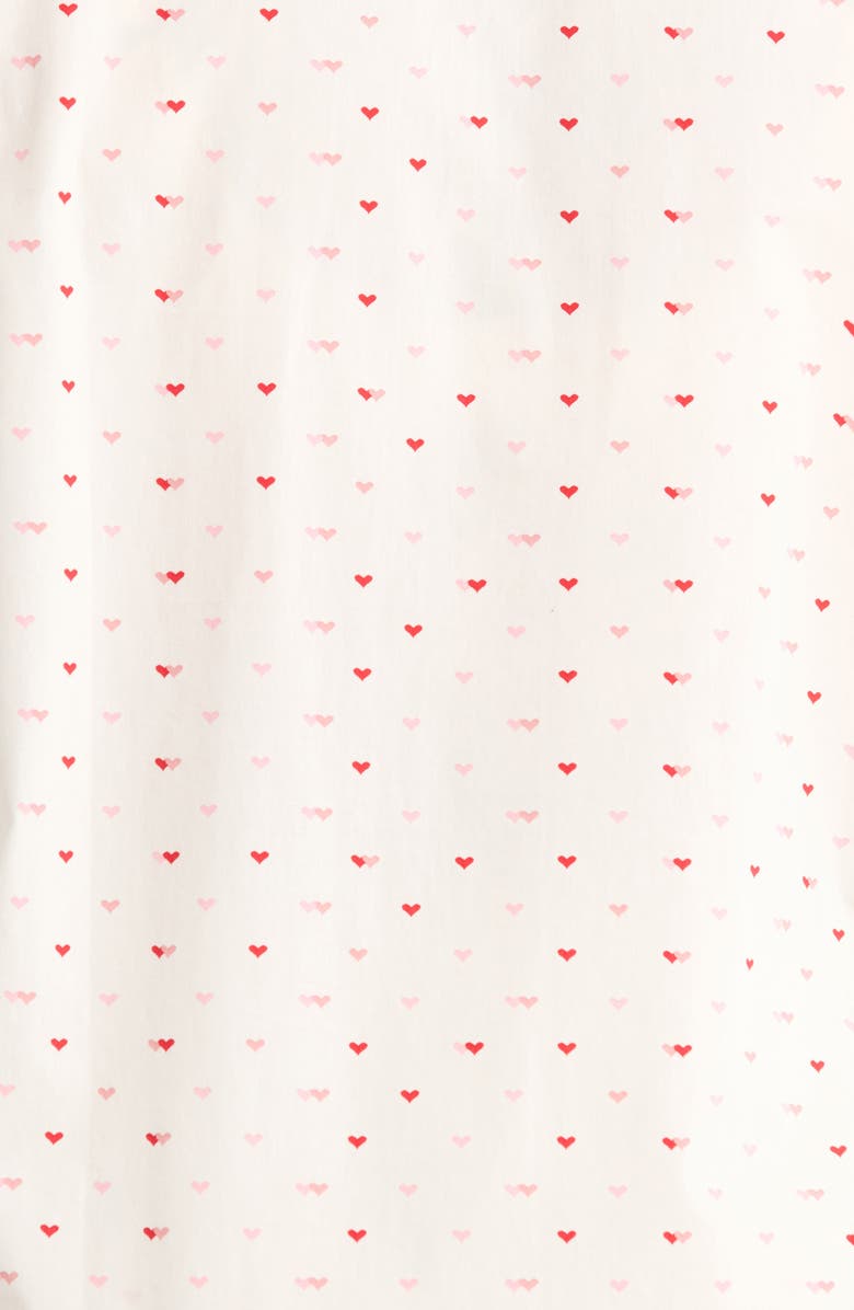 Nordstrom Classic Cotton Pajamas, Alternate, color, Ivory Micro Hearts