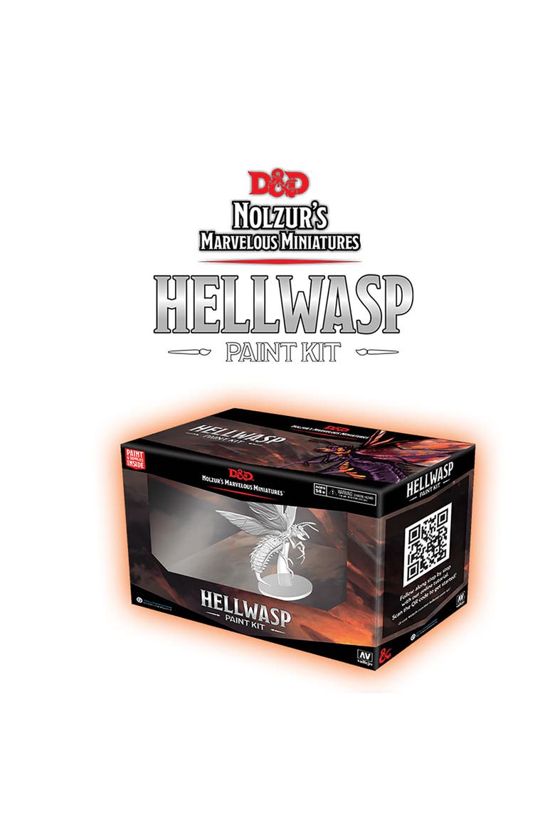 D&D Nolzur's Marvelous Miniatures, HELLWASP Paint Kit, Alternate, color, Multicolored