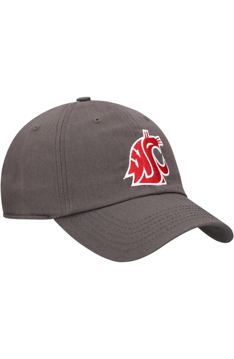 TOP OF THE WORLD Men's Top of the World Heather Charcoal Washington State Cougars Champ Adjustable Hat, Alternate, color,