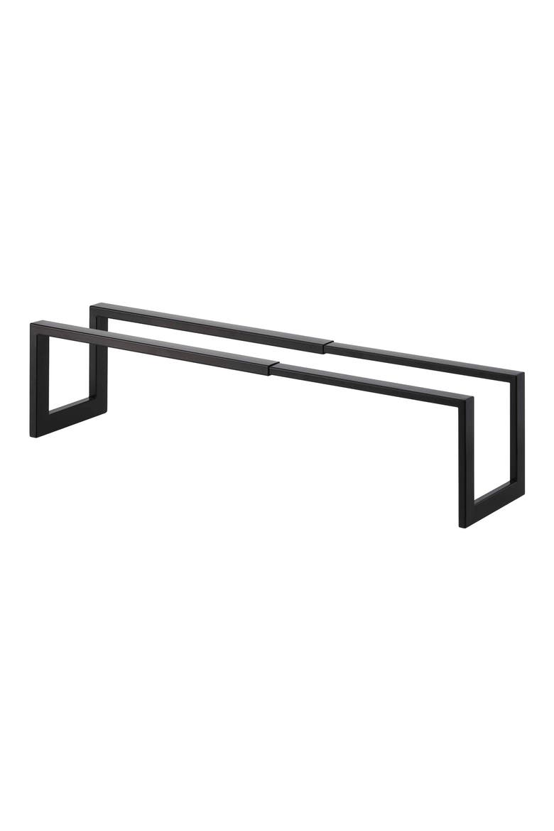 Adjustable Shoe Rack, Alternate, color, BLACK