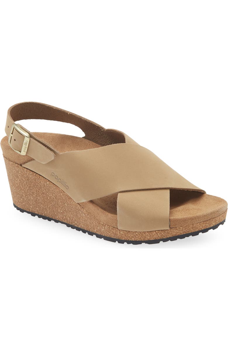 Birkenstock Papillio by Birkenstock Samira Slingback Sandal, Main, color, Sandcastle Nubuck