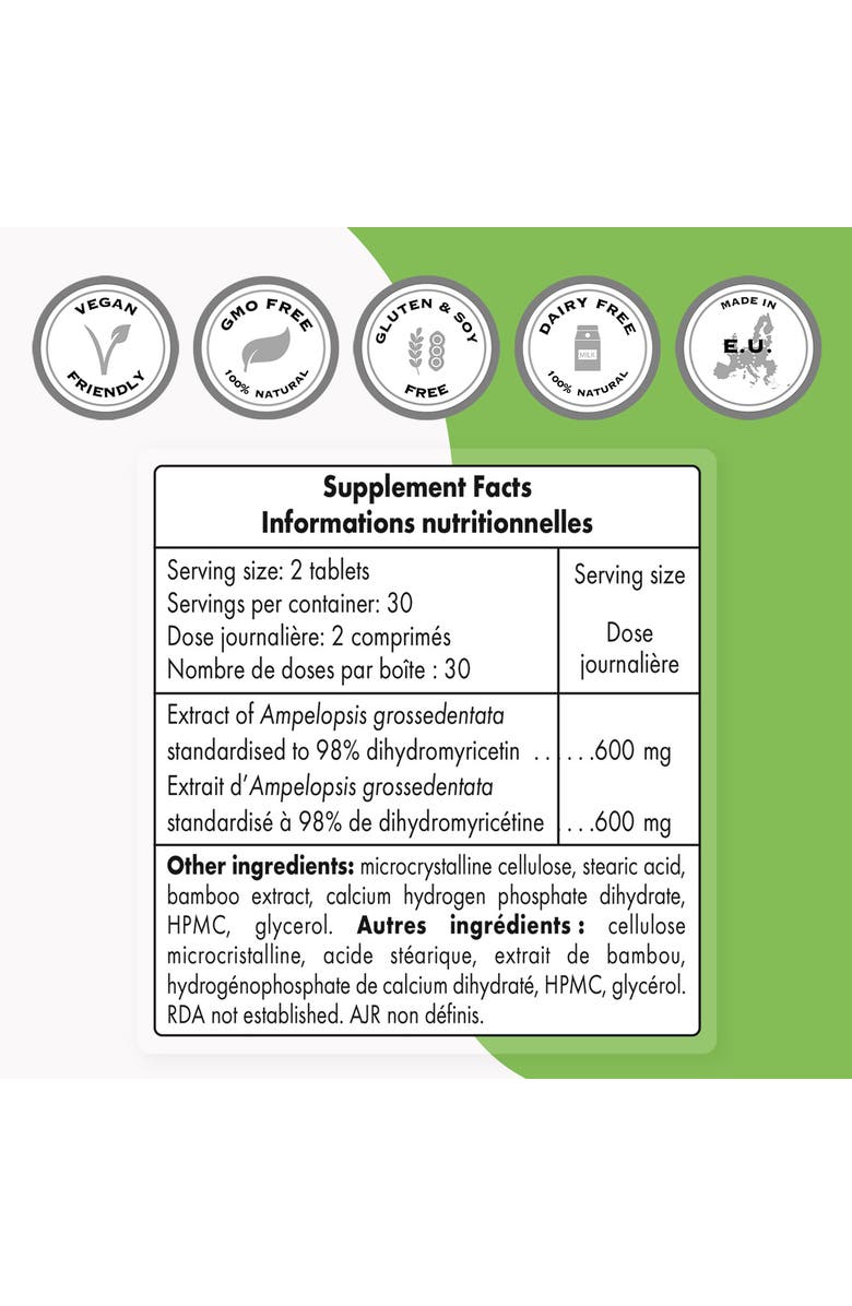 SuperSmart Dihydromyricetin 600mg, Alternate, color, 