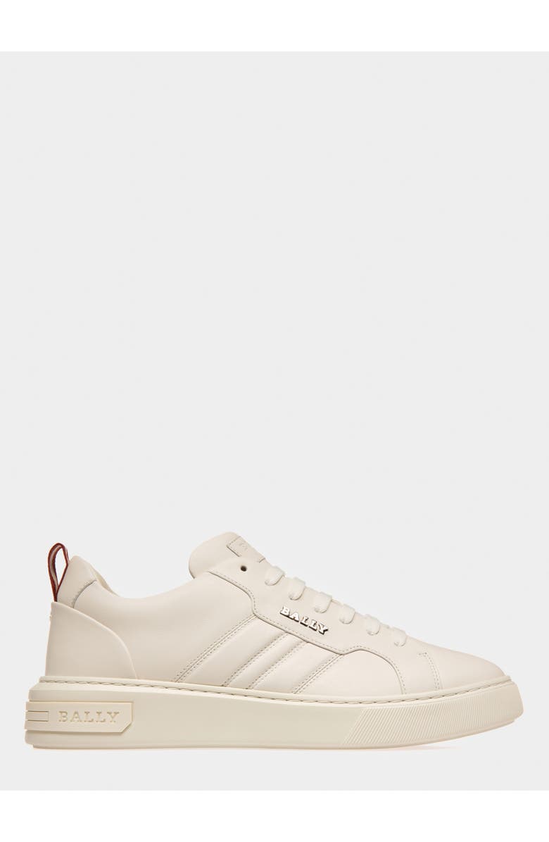 Bally Maxim Leather Sneakers, Main, color, White