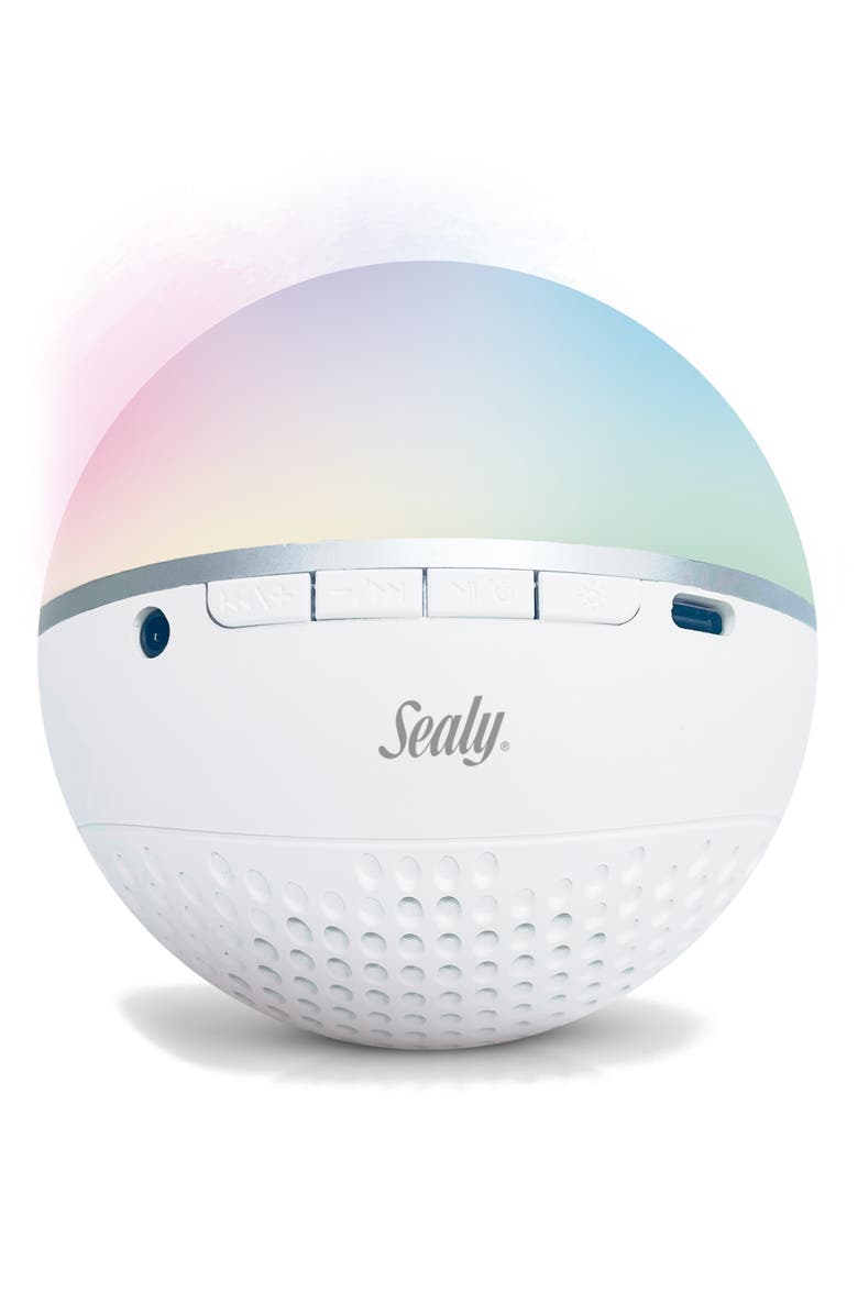 Sealy Mood Light Bluetooth<sup>®</sup> Speaker, Main, color, White
