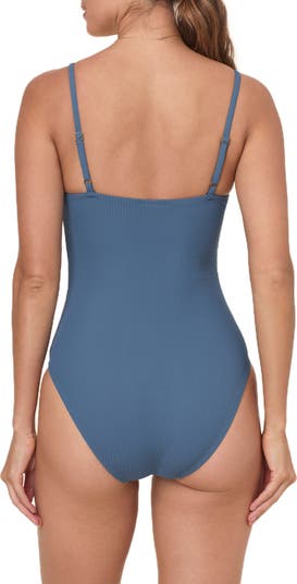 Amalfi Ribbed One-Piece Swimsuit