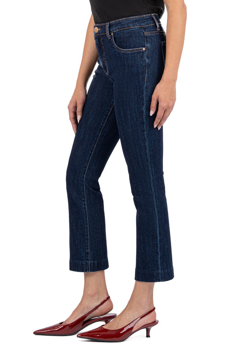 Reese High Waist Ankle Straight Leg Jeans, Alternate, color, HARNESS
