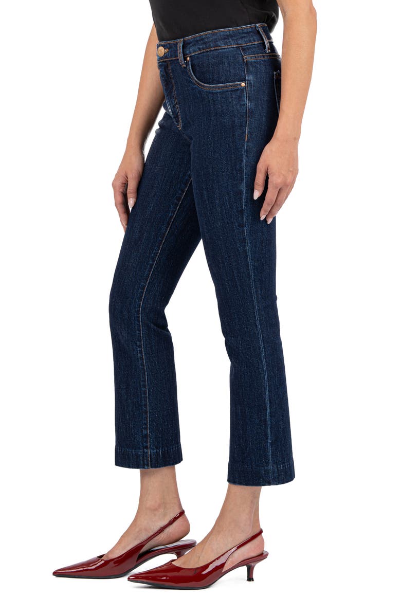 KUT from the Kloth Reese High Waist Ankle Straight Leg Jeans, Alternate, color, Harness