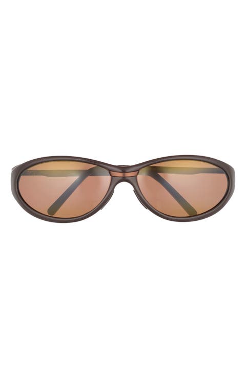 65mm Oval Sunglasses