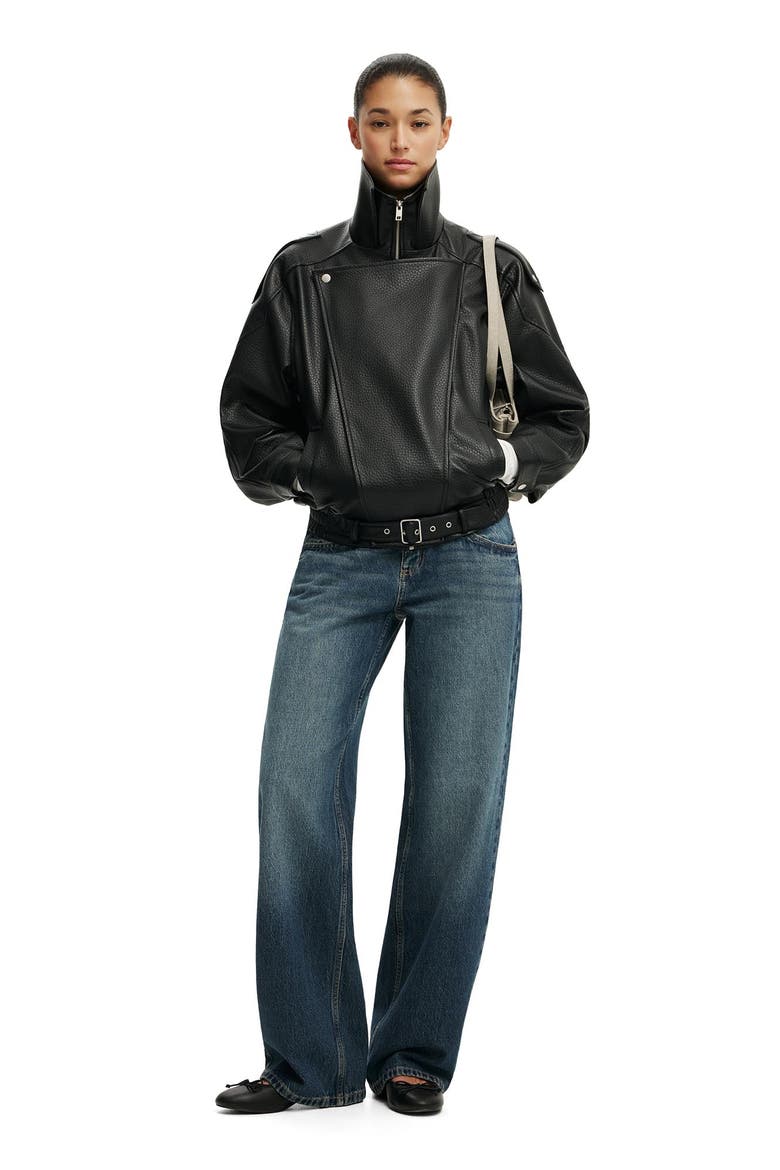 Women's Cove Biker Jacket, Alternate, color, Black