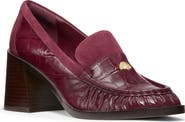 Kate Spade New York Pani Croc Embossed Leather Loafer Pump