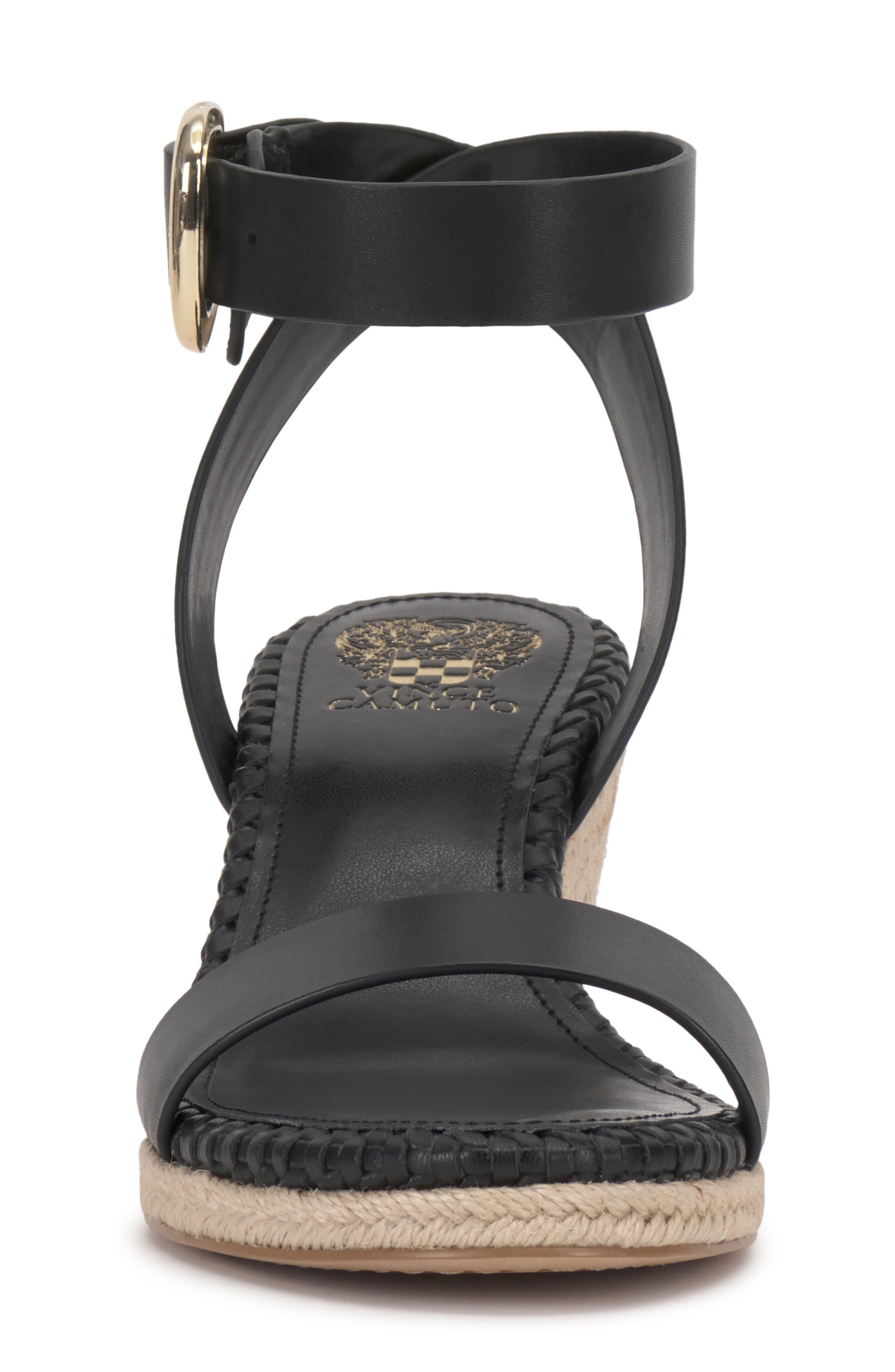 Vince Camuto Fainel Espadrille Ankle Strap Platform Wedge Sandal, Alternate, color, 