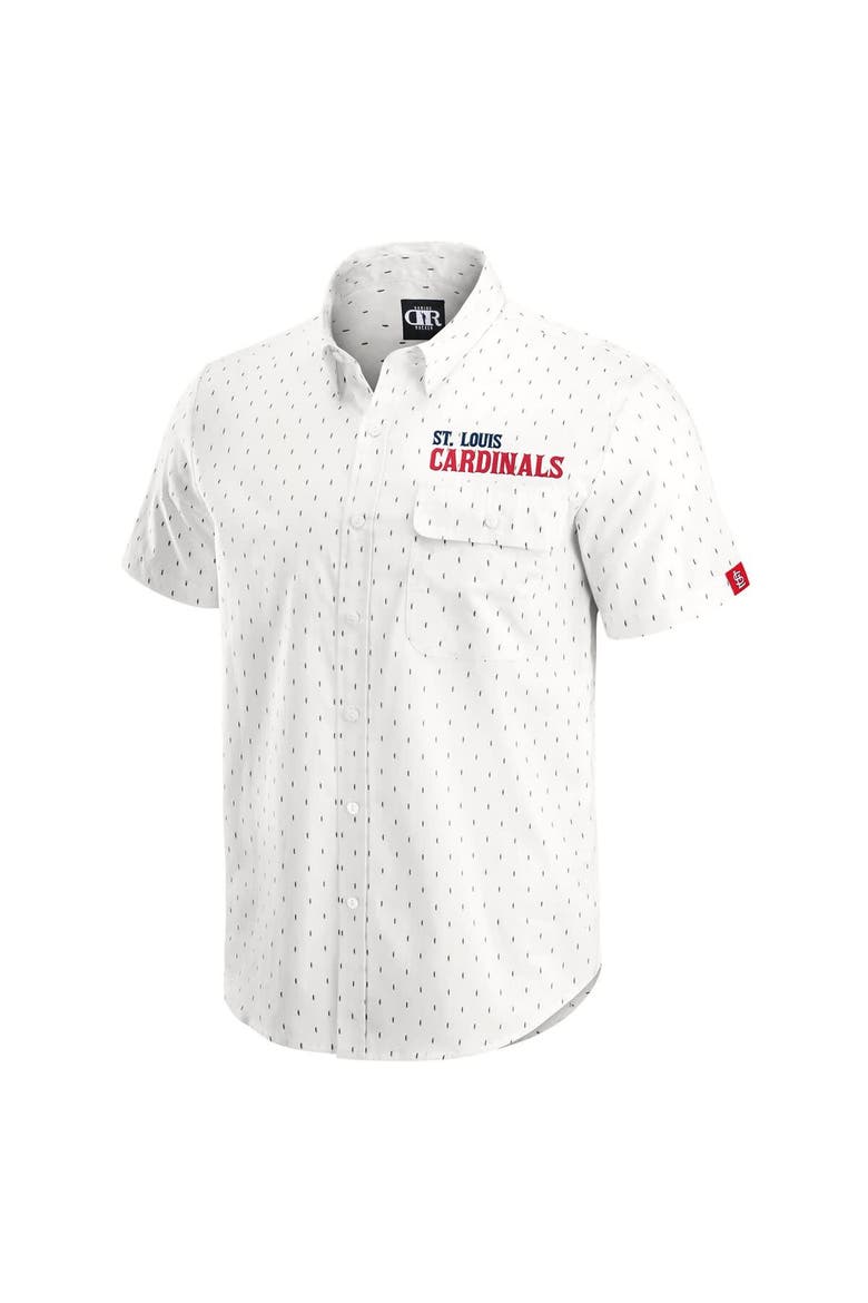 Men's Darius Rucker Collection by Fanatics  Cream St. Louis Cardinals Printed Button-Down Shirt, Alternate, color, Cream