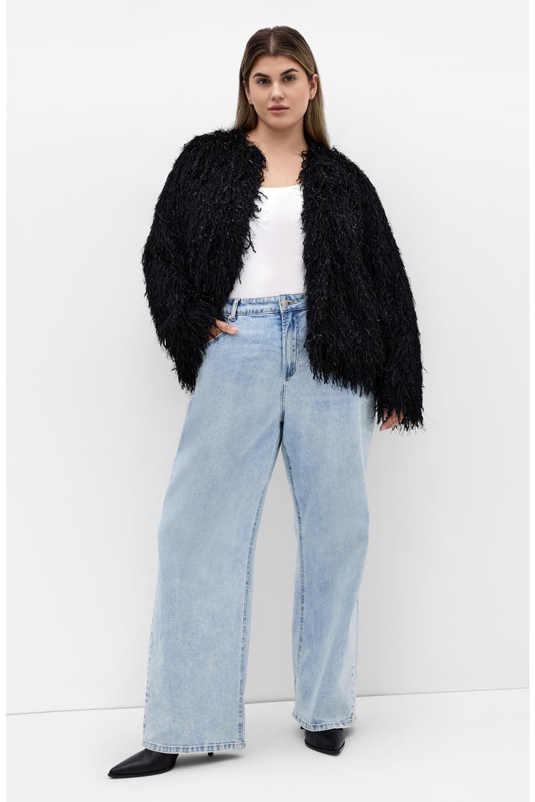 Sparkle Queen Jacket, Alternate, color, BLACK